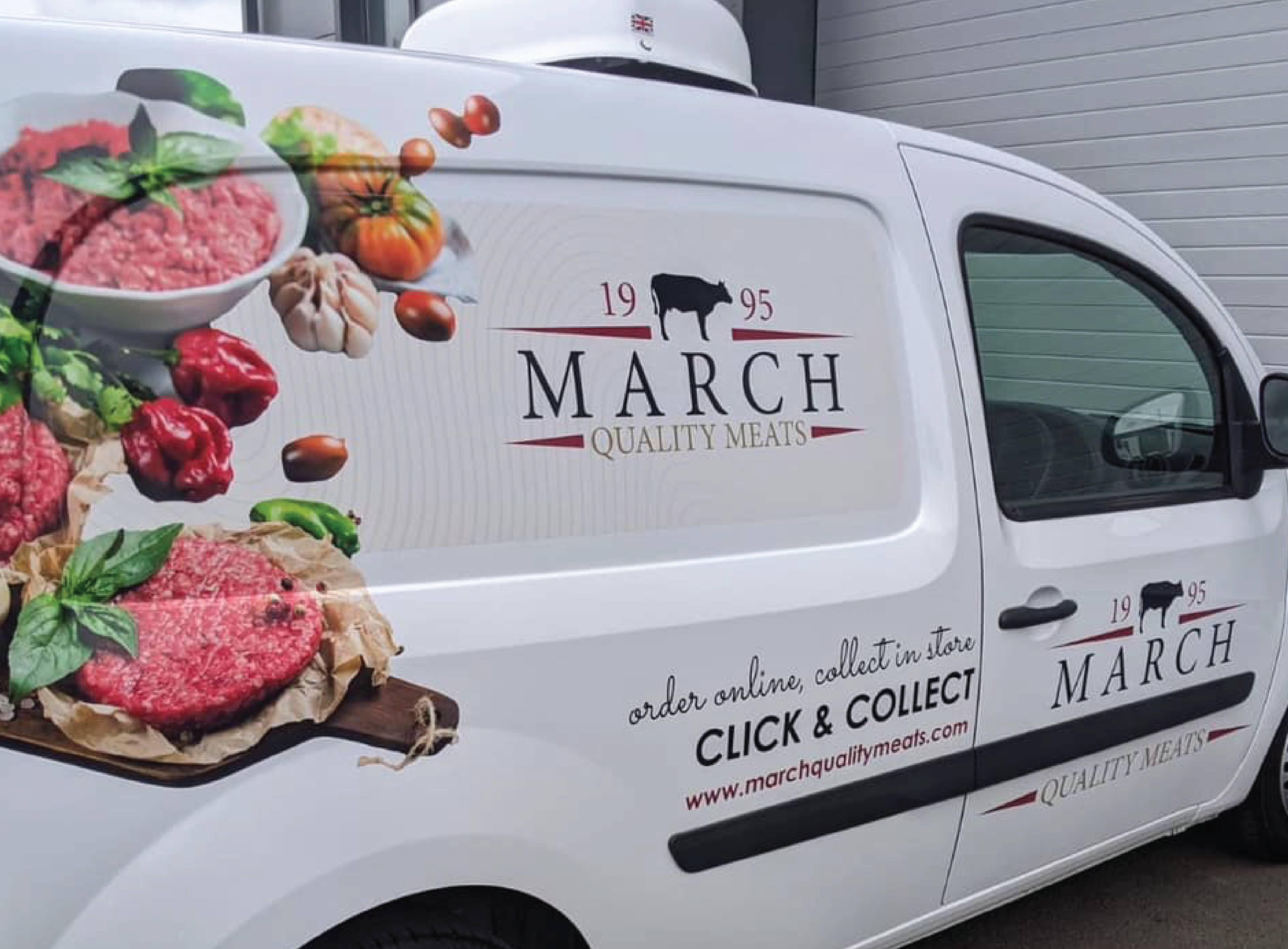 Partial vehicle wrap example